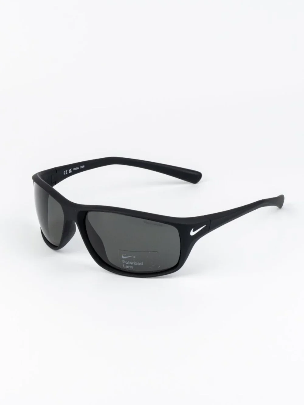 Nike Men Sunglasses Black Grey Polarized Wraparound ADRENALINE P FQ4604 095 NEW